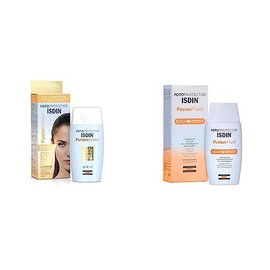 ISDIN Fotoprotector Fusion Water SPF 50, Protector Solar Facial de fase acuosa para uso diario, Textura ultra ligera, 50 ml  Fotoprotector Fusion...  