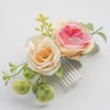 Fangsen Wedding Boho Blue Pink Orange Yellow Rose Flower with