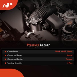 A-Premium Fuel Oil Pressure Sensor Compatible with Volvo Penta Truck D12 D13