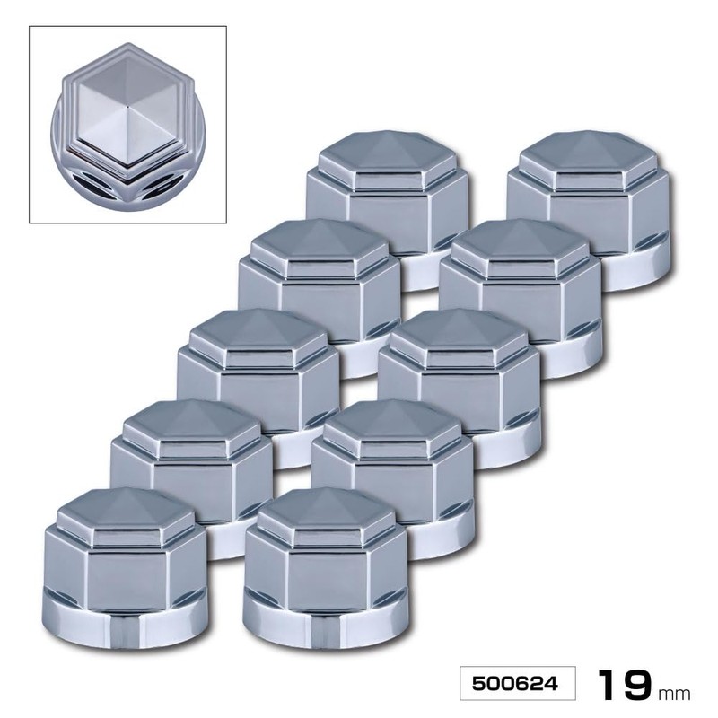 ジェットイノウエ(JET INOUE) 角型ハブナットカバー 10ケイリ 19MM 500624