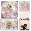YOUTHLOXUS 90x300cm Pink Table Runner, Semi-Sheer Cheesecloth Table Runner, Wedding