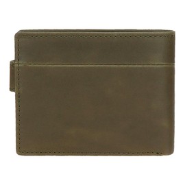 Pepe Jeans Staple Horizontal Purse with Click Closure, Green, 11 x 8.5 x 1 cm, Leather by Joumma Bags, Talla única, Horizontal Purse with Click Closure, Green, Standard size, Horizontal wallet with