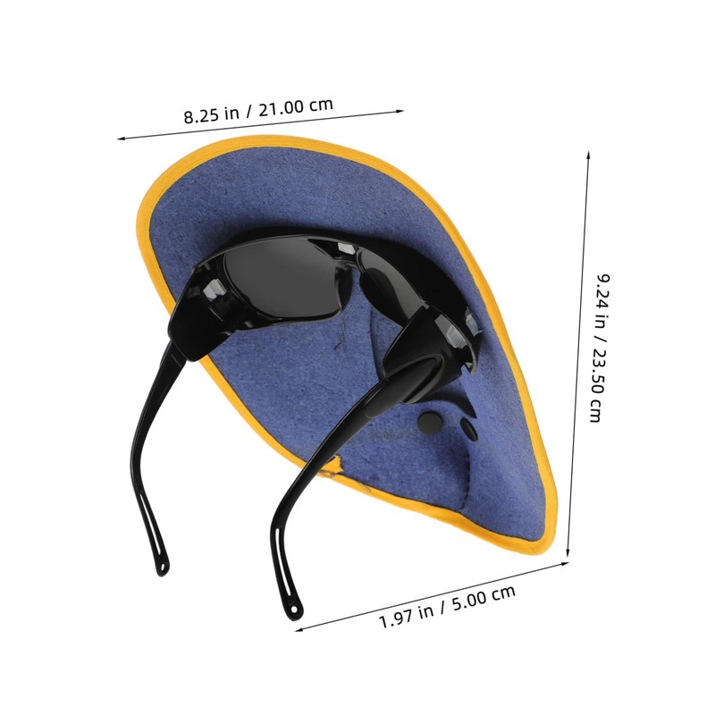 LALAFINA Welding Helmet with Adjustable Strap Cowhide Construction Stylish Design