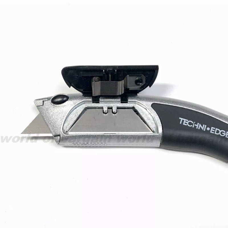 Techni Edge HEAVY DUTY Utility Knife Box Cutter Retractable Slide