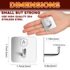 Briwooody 12 Pack Adhesive Wall Hooks for Fire Blankets, Stainless