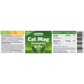 Greenfield Wild Calcium + Magnesium Mineral Complex, particularly Organic Availability. Building Material for Bones and Teeth., , ,