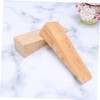 OSALADI 2Pcs Premium Wooden Door Stop Wedge Heavy Duty Door