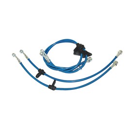 Brake Line for Integra 94-97 Civic 92-95 Front Rear Stainless Blue