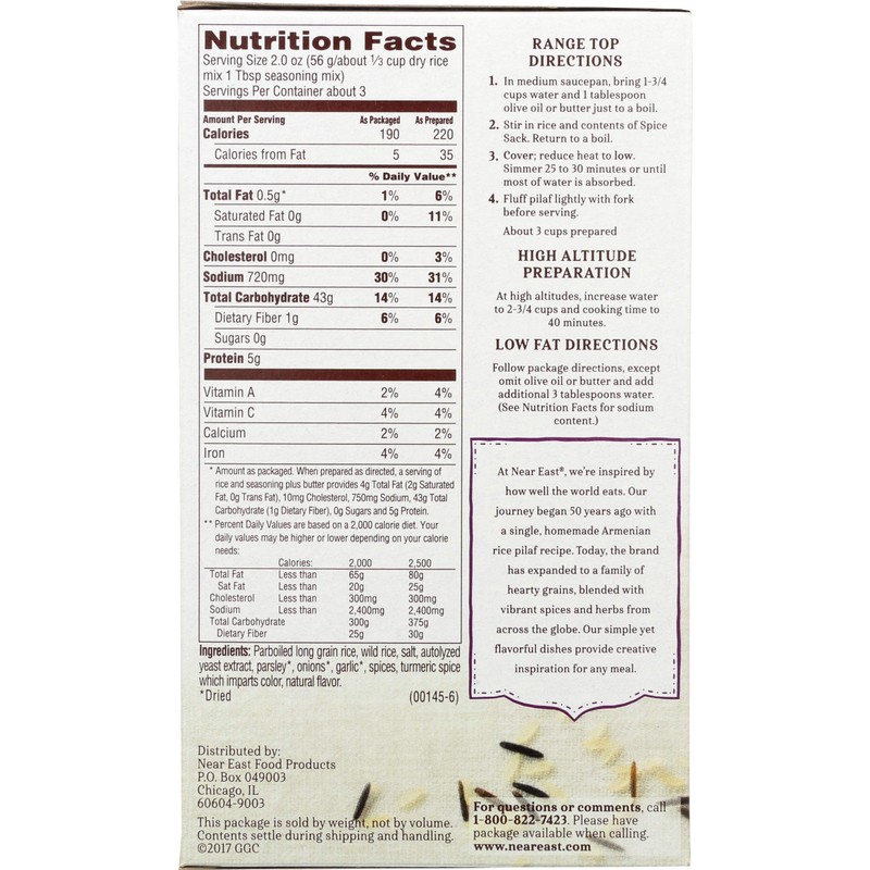 Long Grain & Wild Rice Mix - Original 6 Ounce