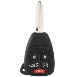 Keyless Entry Remote Car Key Fob Fits for 2006-2007 for Jeep for Commander 5.7L 2008-2014 for Dodge for Avenger 2.4L 2006-2009 2011-2013 for Dodge for Durango 5.7L 1 PC 5 Buttons 315Mhz