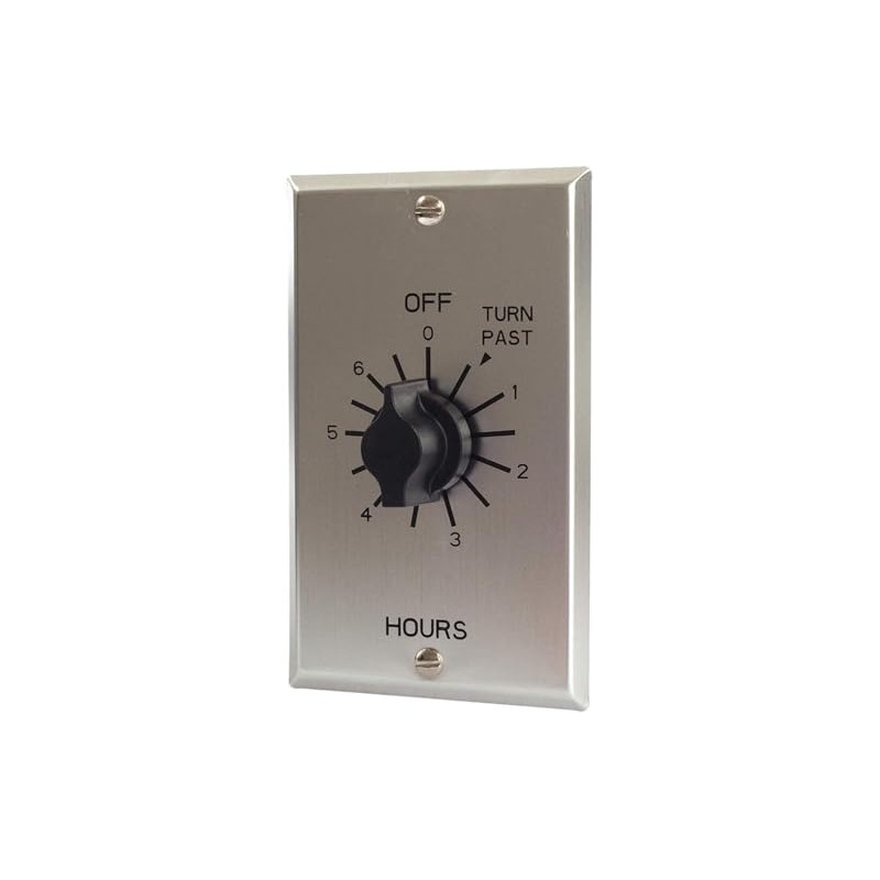 C Series Commercial Style Springwound Auto Off In-Wall Time Switch,