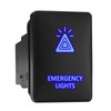 Emergency Lights Symbol Modern Model Push Button Compatible with Toyota