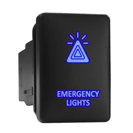 Emergency Lights Symbol Modern Model Push Button Compatible with Toyota (/ Surface Size 1.28 x 0.87 inches)