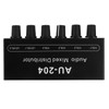 Stereo Audio Splitter Box Mini Preamplifier Headphone Amplifier 2 Way