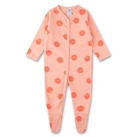 Sanetta Girls Jumpsuit Orange | Practical and Comfortable Organic Cotton Romper for Girls Baby Jumpsuit, orange, 56