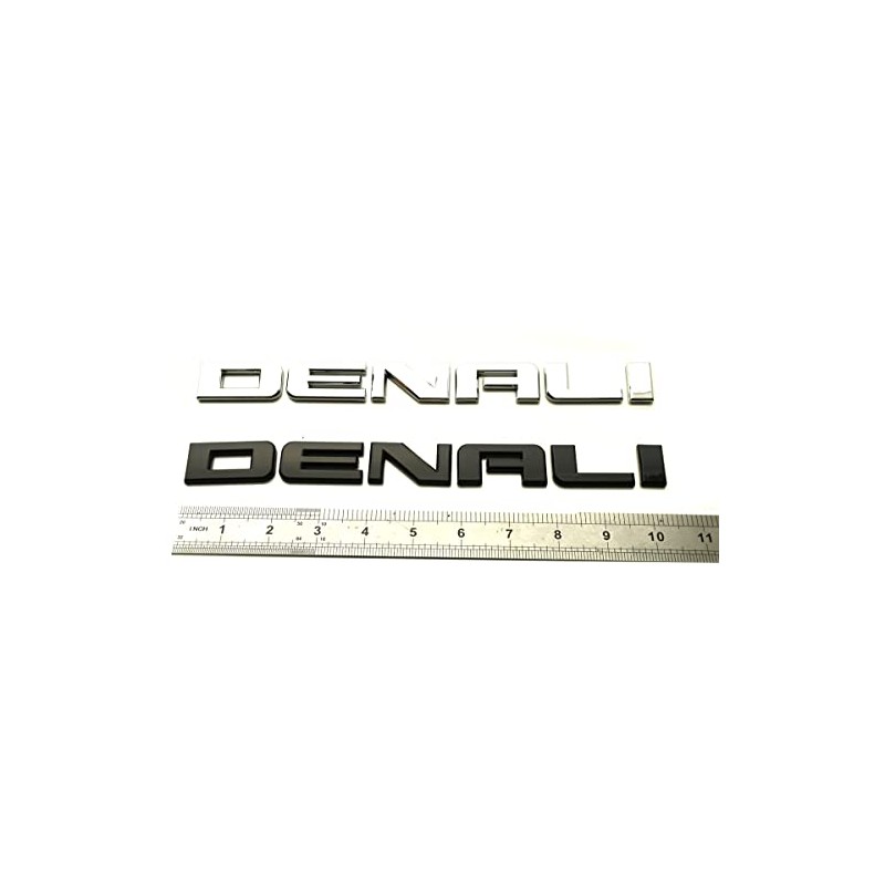 3pcs Denali Nameplate Emblems Badge Replacement for Gm 07-16 Yukon