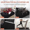 Drum Rug, 5X 6 Ft Drum Mat Carpet Music Rug