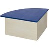 Croci R2075875 Holzeckhaus mit blauem dach, 29 x 13 x