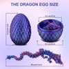 Mydethun 3D Printed Dragon Egg with Dragon Inside - Unique