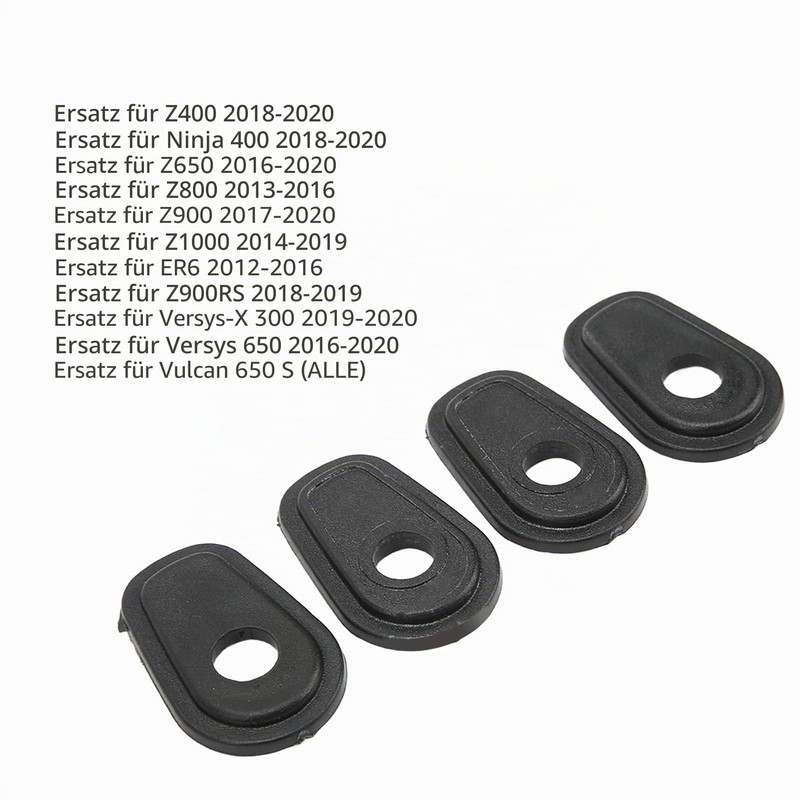 BOROCO 8pcs Motorcycle Refit Indicator Indicator Adapter Spacer Replacement for