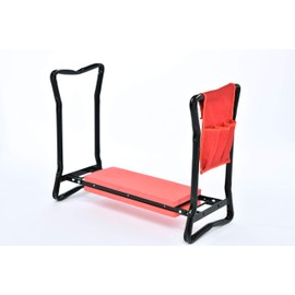 TABOR TOOLS TR2A Garden Kneeler and Seat Bench with Tool Bag Pouch and Foam Pad Cushion, Workseat with Kneeling Bench Option, Light Weight Foldable Stool, Portable Outdoor Kneeler for Gardening.