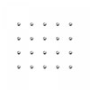 sourcing map 200pcs 3mm Carbon Steel Bearing Balls Precision Polished