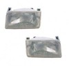 Newmar Dutch Star 1999-2001 RV Motorhome Pair (Left & Right) Replacement Front Headlights with Bulbs