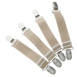 TOVINANNA 4pcs Adjustable Boot Clips Elastic Pants Fasteners for Motorcycle Riding Windproof Adjustable Straps Comfortable Design for Sports Activities for Men and Women