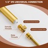 Angle Simple Shower Flow Control Valve, Brass Water Shut Off