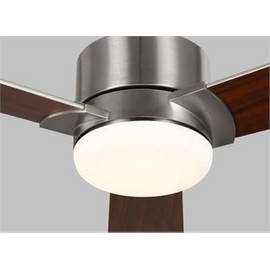 Visual Comfort Fan MC262 Rozzen 52 LED Fan Light Kit, Brushed Steel