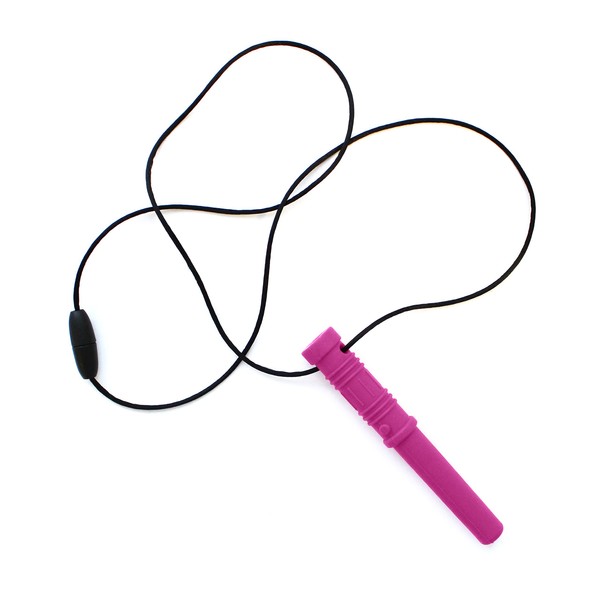 ARK's Bite Saber Chew Necklace (Soft & Chewy for Mild Chewing Only) - Magenta