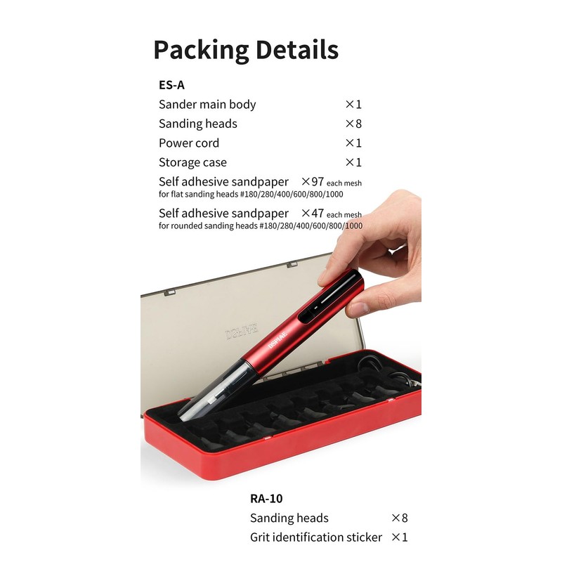 Electric Reciprocating Sander – Precision Multi-Speed Sanding Tool with Fine