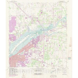 Historic Pictoric Vintage Map - Fort Myers, FL, 1987 NOAA Topographic Bathymetric Map - Vintage Wall Art - 20in x 24in