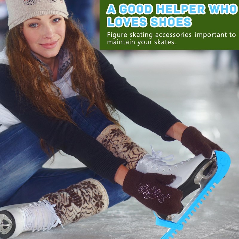 HMDZMR Ice Skate Guards Ice Skate Covers Adjustable Skate Guards