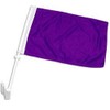 MWS (2 Pack Solid Purple 2ply Car Window Vehicle 12x18