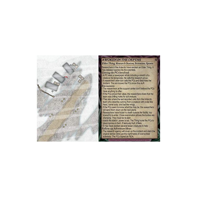 Inkwell Ideas Sidequest Decks: Lovecraftian/Paranormal