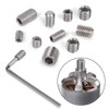 261PCS Hex Allen Head Socket Set Screw, KWOKWEI Grub Screw