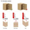 2 Pack Soft Close Cabinet Hinges, Full Overlay Door Hinges