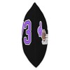 Retro Football Player Apparel Retro Purple Foam Finger Football Player