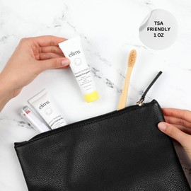 ELIMS Travel Size Nano Hydroxyapatite Toothpaste Fluoride Free - Xylitol Remineralizing Toothpaste for Whitening Sensitive Teeth - Orange Pineapple Mint Toothpaste for Adults & Kids 1oz