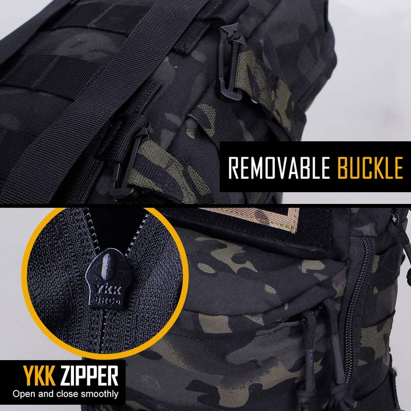 IDOGEAR Mini Tactical MOLLE Hydration Pack Water Reservoir Bag Outdoor