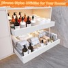 ToBeAce Pull Out Cabinet Organizer 21" Deep Adhesive Slide Out