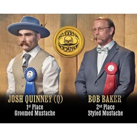 Mustache Wax Strong Hold Grooming For Men | Sudden Death Moustache & Beard Wax 1oz Tin | Perfect For Handlebar Mustaches By Death Grip | No Heat Source Required