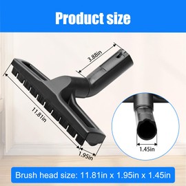 12-Inch Vacuum Floor Brush For Rainbow Vacuum Replacement Parts,360°Swivel vacuum Floor Brush Attachment,Only Fit For Straight Wands