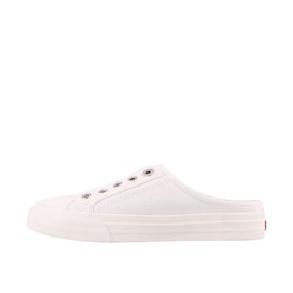 Taos Footwear Women's Ez Soul White Canvas Mule 9 M