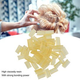 Hair Extensions Keratin Granules,Hair Extensions Shrinky Clear Tubes by The Hair Shop Keratin Glue Lined Plastic for I Tip Strong Clear Tube Bond for Human Hair Extensions