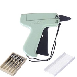 SUPERTOOL Clothes Tag Machine Label Tag Machine with 5PCS Steel Needles + 1000PCS 50MM Polypropylene Attachments for Garments AMD Carpets