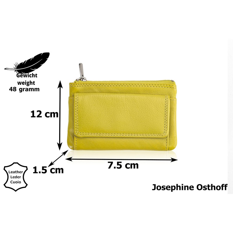 Josephine Osthoff Key Case Leather Women's Key Bag Coin Purse