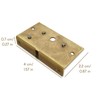 Creative Deco Lock with Key | 40 x 22 x