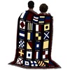 Nautical Flags - Cotton Woven Blanket Throw - Made in